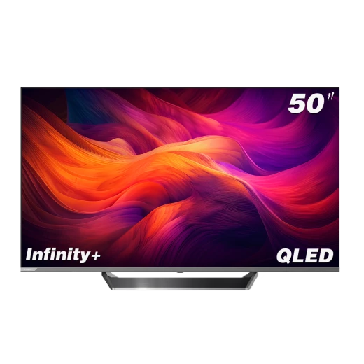 تلفزيون جي-جارد إنفينيتي CQG 50 بوصة ذكي بتقنية QLED بدقة 4K، معدل تحديث 144 هرتز، نظام Google TV، دولبي أتموس